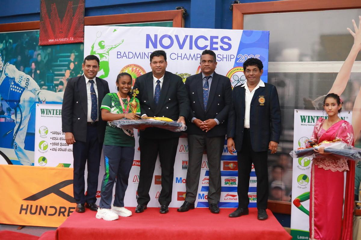 Matheesha and Lidiya crowned champs at Sri Lanka Badminton Novices in Ratnapura
